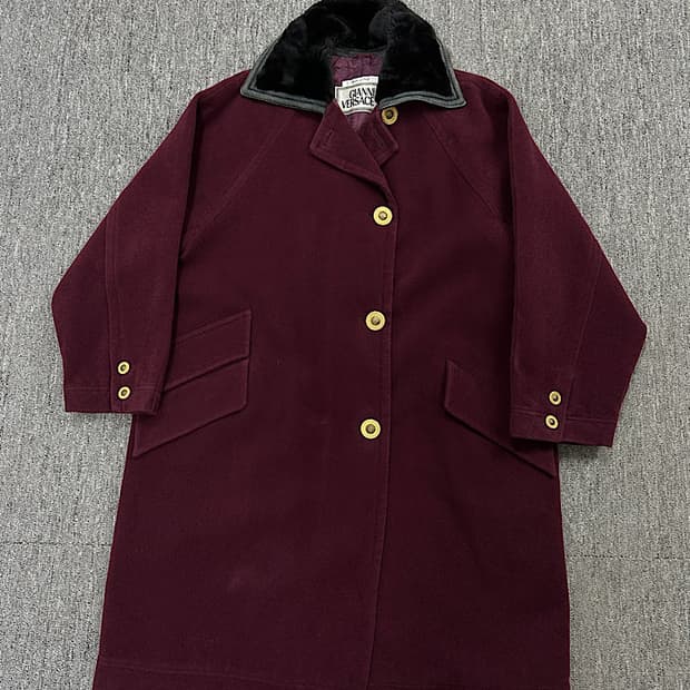 베르사체 롱 코트