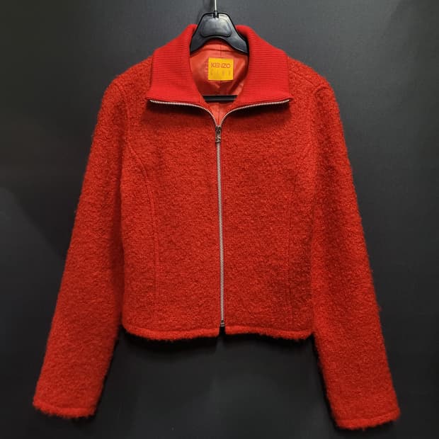 KENZO 겐조 부클레 울 숏자켓