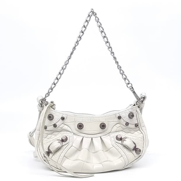 Balenciaga 발렌시아가 르카골 체인 미니 화이트