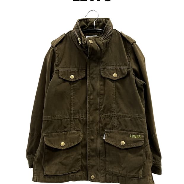 리바이스 키즈 헌팅 사파리 자켓 카키