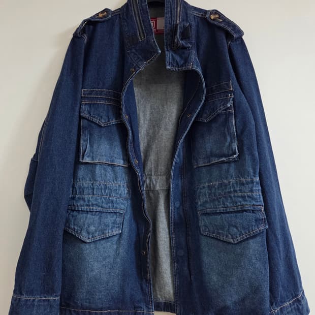 FP142 페플 데님 필드 자켓