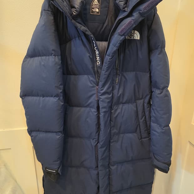 노스페이스 마운틴 애슬레틱스 패딩 L 네이비