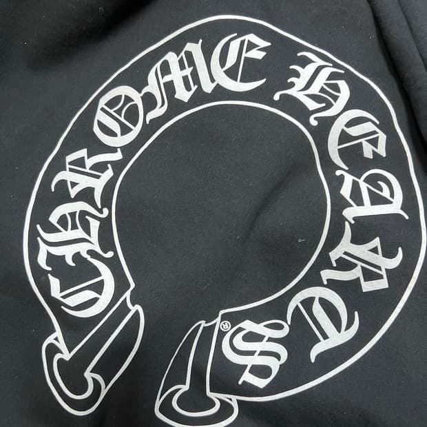 크롬하츠 홀스슈 플로랄 후드티