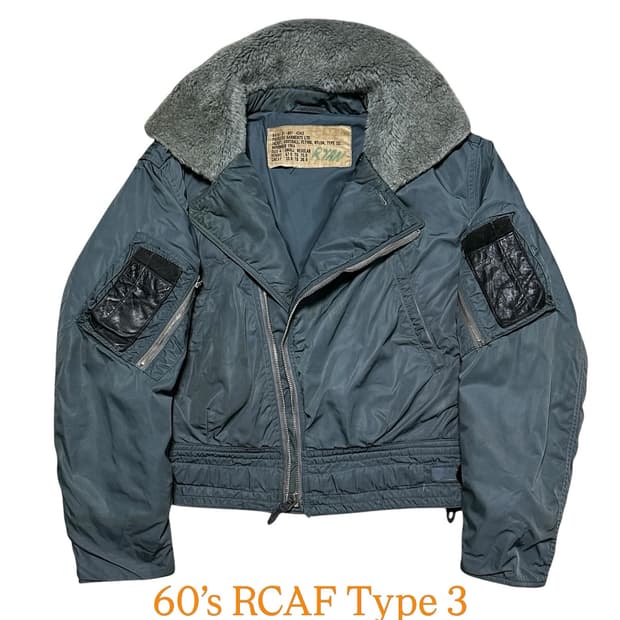 60s 캐나다공군  RCAF Type III 플라이트자켓