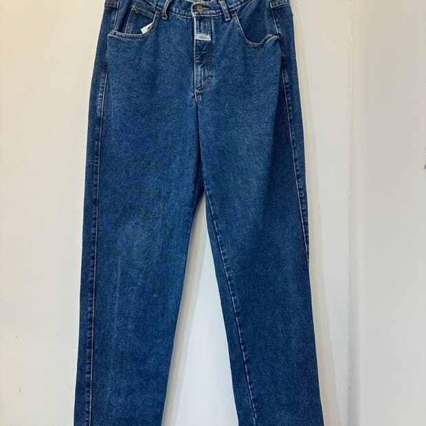 34) 마리떼 프랑소와 USA 블루 테이퍼드 데님