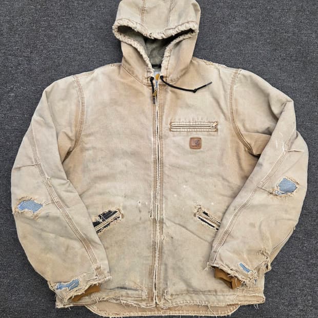 빈티지 칼하트 후드 워크자켓