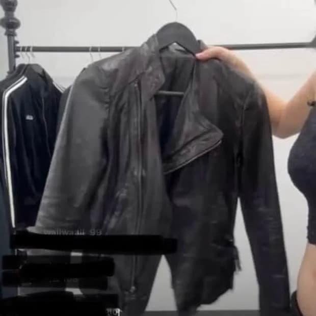 사선 블랙 가죽 자켓  큐빈티지 아케호무 일본빈티지