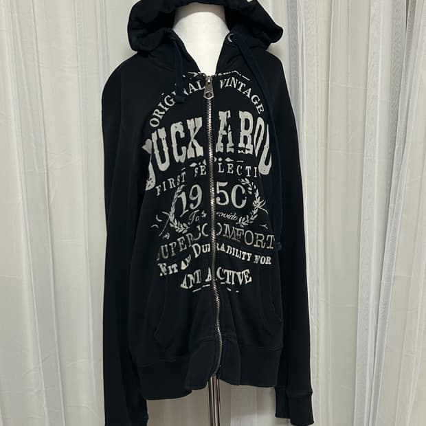 버카루 레터링 후드집업 (L)