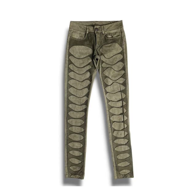 Please 져지 홀 디테일 팬츠 (italy made)