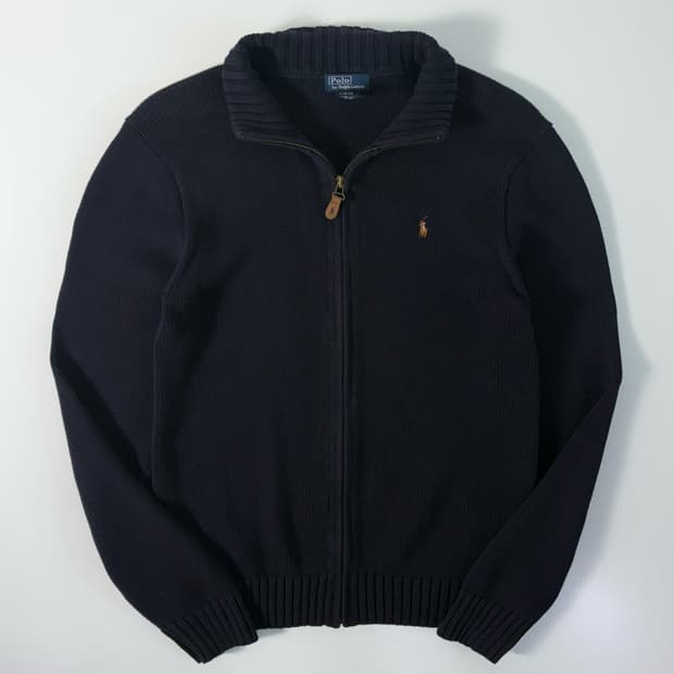 Polo   폴로 랄프로렌 자수 코튼 니트 집업