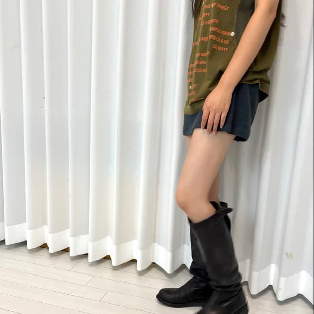 Dirk Bikkembergs 빈티지 벨티드 레더 롱부츠
