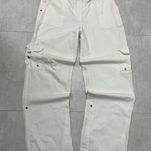 Newyork company 화이트 카고 팬츠 #447