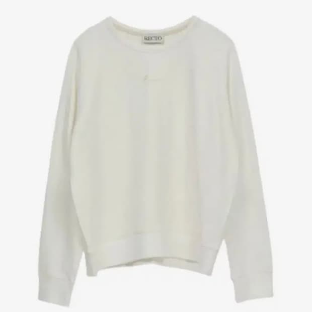 [L]렉토 핸드 자수 오버핏 롱슬리브