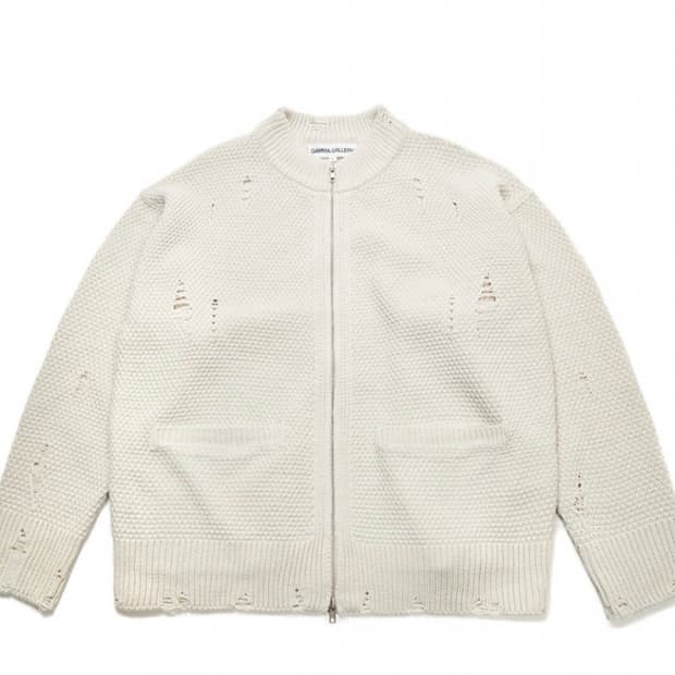 감마갤러리 데미지 니트 가디건