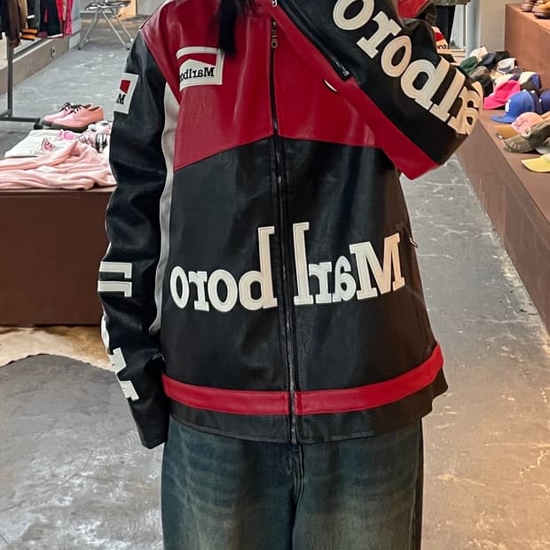 말보로 바이크 가죽자켓 H1796