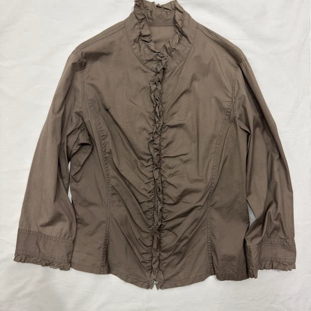 kumikyoku shirring twoway jacket
