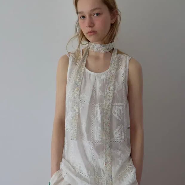 노컨텐츠 210. Lace Pattern OPS_Ivory