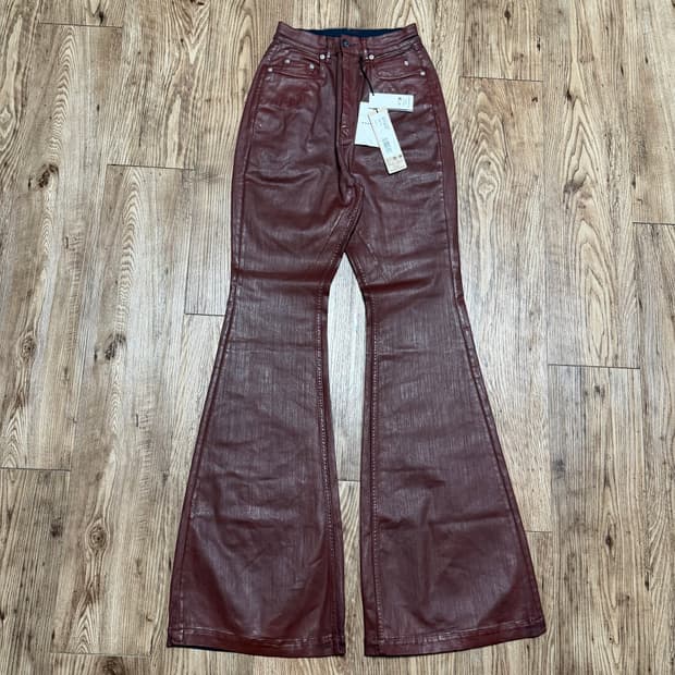 (새상품, 28) 릭오웬스 볼란부츠컷 sdsw 왁스 데님