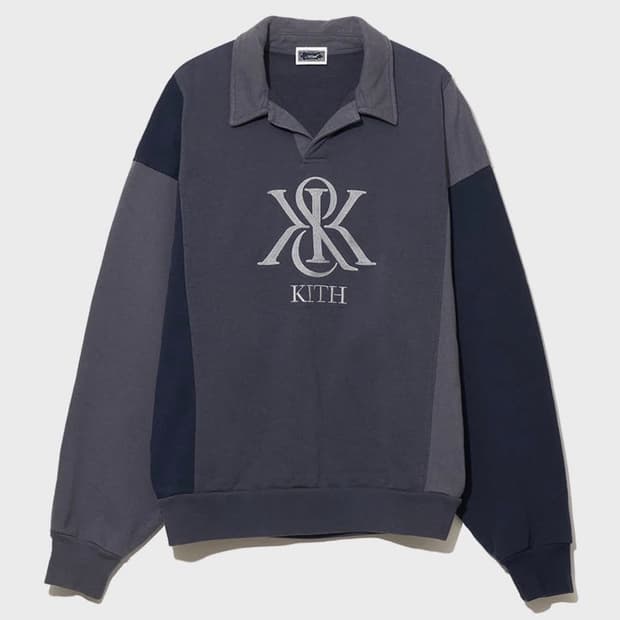 키스 카라 긴팔 Kith Nelson Collared Pullover