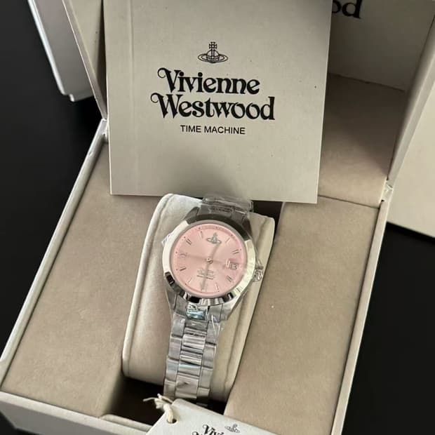 비비안 웨스트우드 펜처치 실버 핑크