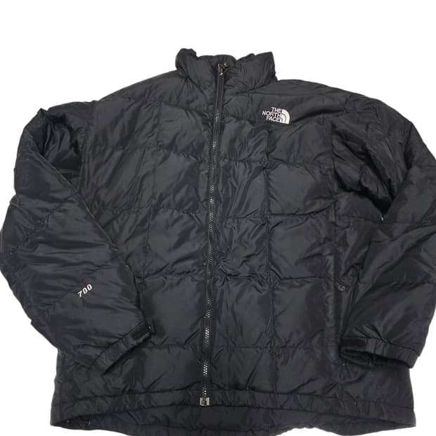 [노스페이스] 겨울 근본템 700필 블랙 구스다운 경량 패딩 105