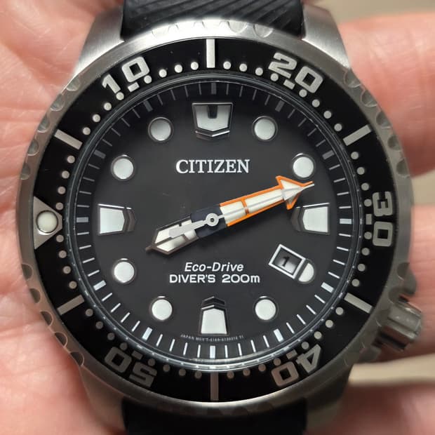 시티즌(CITIZEN) 프로마스터 다이버 태양광 에코 드라이브 시계 (풀