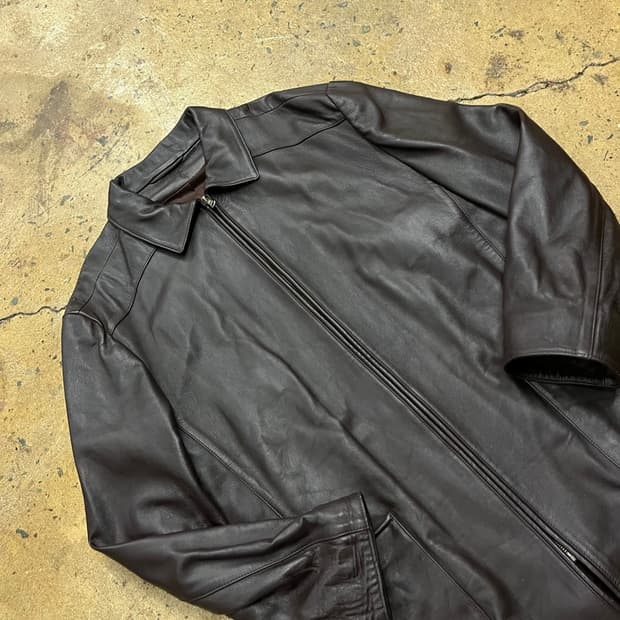 [정품/50]  빈티지 리얼레더 카코트 자켓 b17