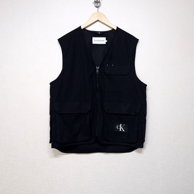 CK. 포켓 조끼 베스트_M