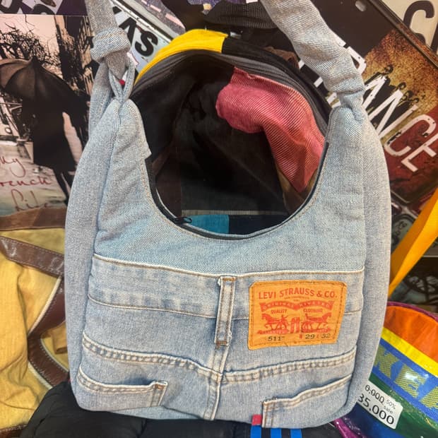 Vintage Bag 여성 빈티지 청포켓 숄더백