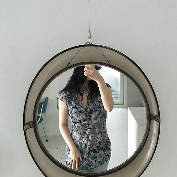 grey floral top