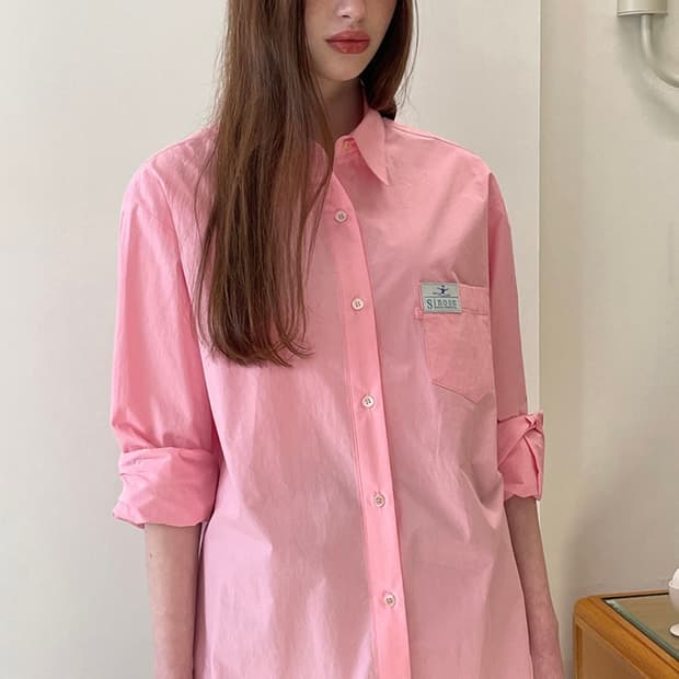 시눈 옥스퍼드 핑크 셔츠