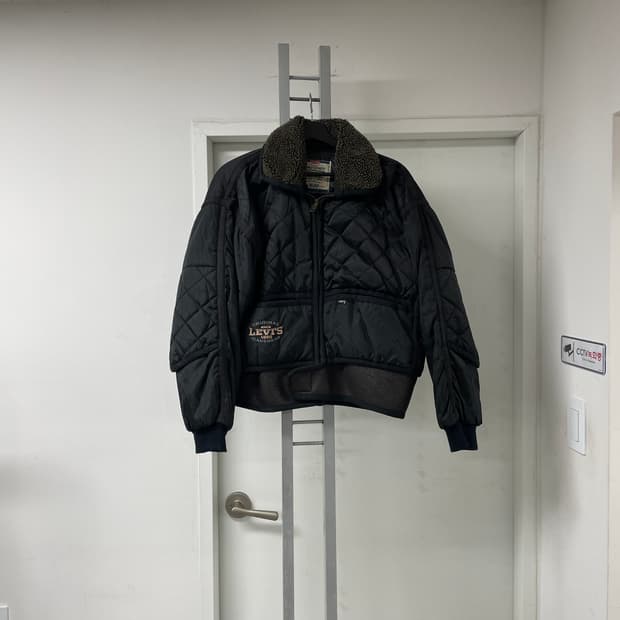 리바이스 90s 퀄팅 자켓 -