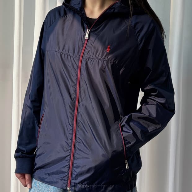 [S]폴로 랄프로렌 네이비 후드 바람막이