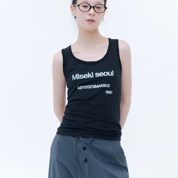 미세키서울) Abyssesmarins Relax Sleeveless BK