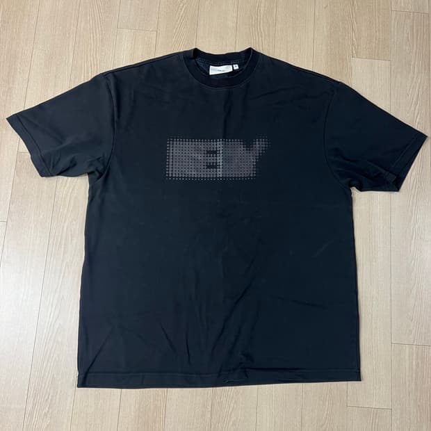 IEY 짱구대디 콜라보 티셔츠 블랙 M