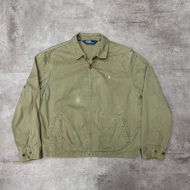 폴로 랄프로렌 카키 스윙탑 자켓