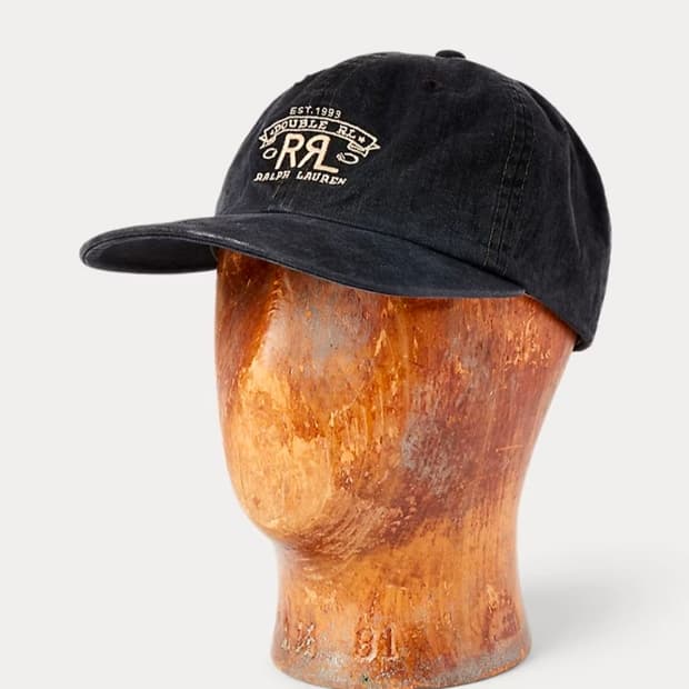 RRL 랜치 로고 트윌 볼 캡