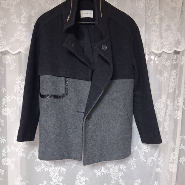 산드로 울 여성 코트 (정품)