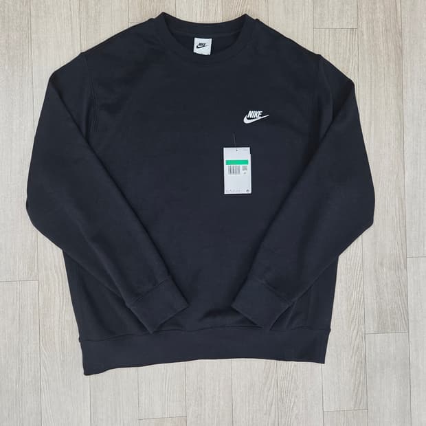 NSW 나이키 클럽 맨투맨 블랙 XL, 105 BV2667-010