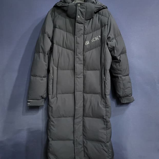 블랙야크 구스다운 롱패딩