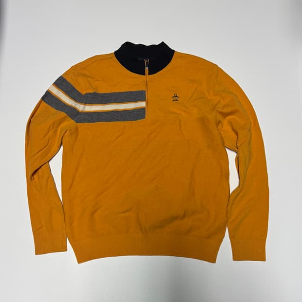 먼싱웨어 반집업 골프 긴팔 니트 M