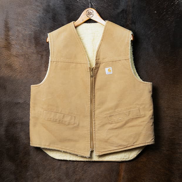 [110] 90s 칼하트 USA 유니온메이드 6SV 워크 헌팅 베스트 