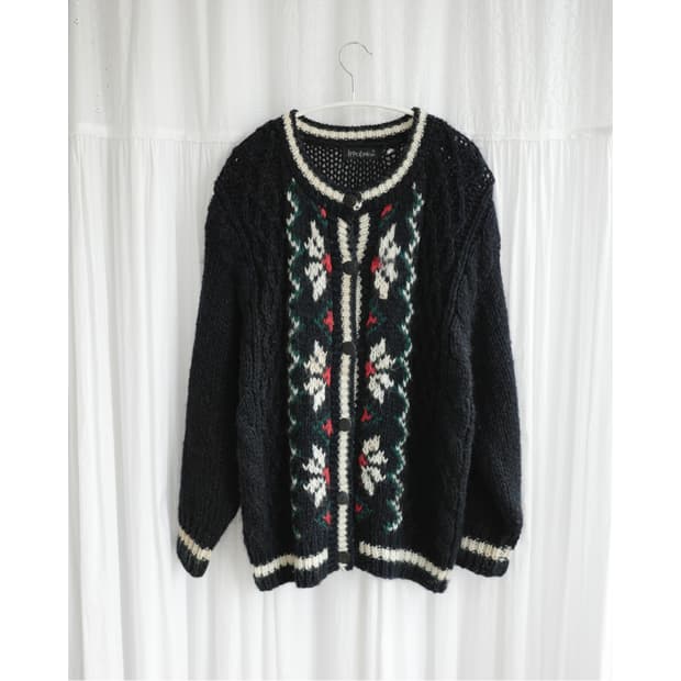 Vintage knit cardigan