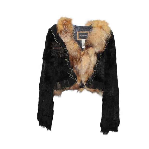2000s 돌체앤가바나 밍크 퍼 자켓