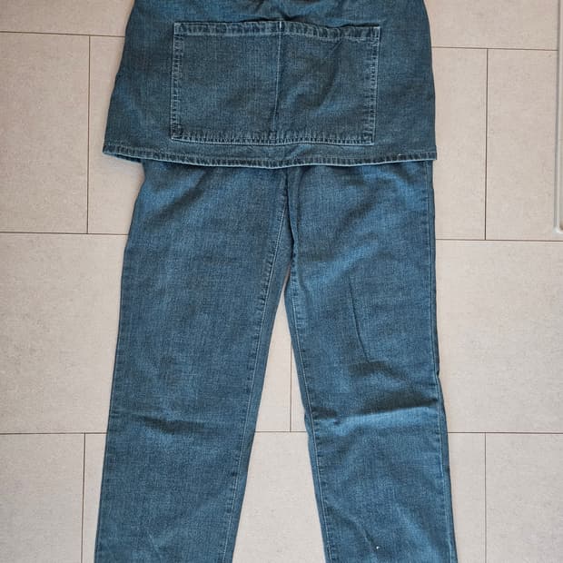 비아플레인 VIA WILSON 버튼 데님 팬츠 S