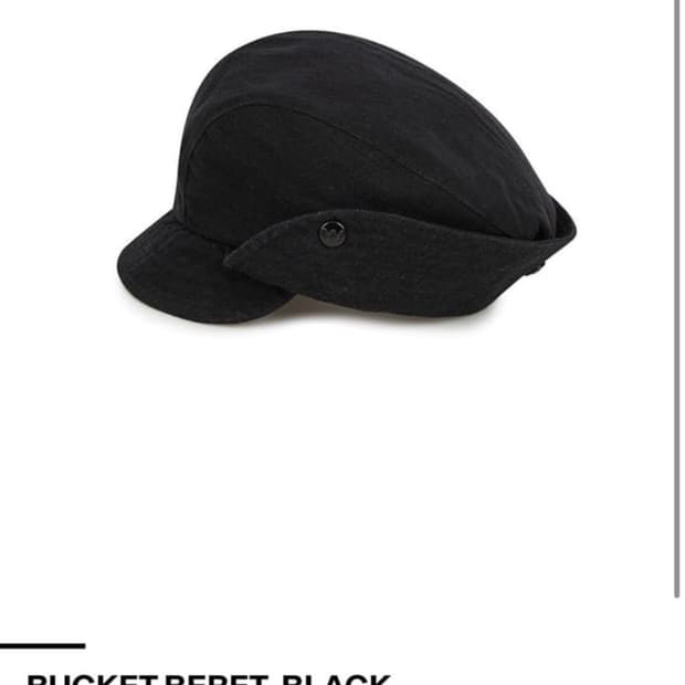 Openyy BUCKET BERET, BLACK