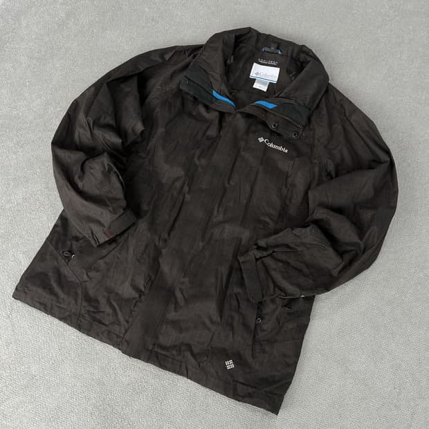 컬럼비아 옴니테크 방수 자켓 브라운 XL