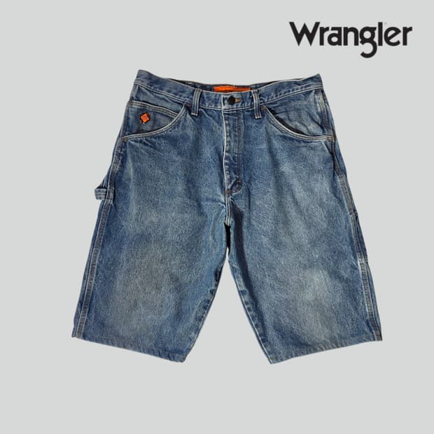 [34X34]랭글러 RIGGS워크웨어 카펜터 데님 숏츠