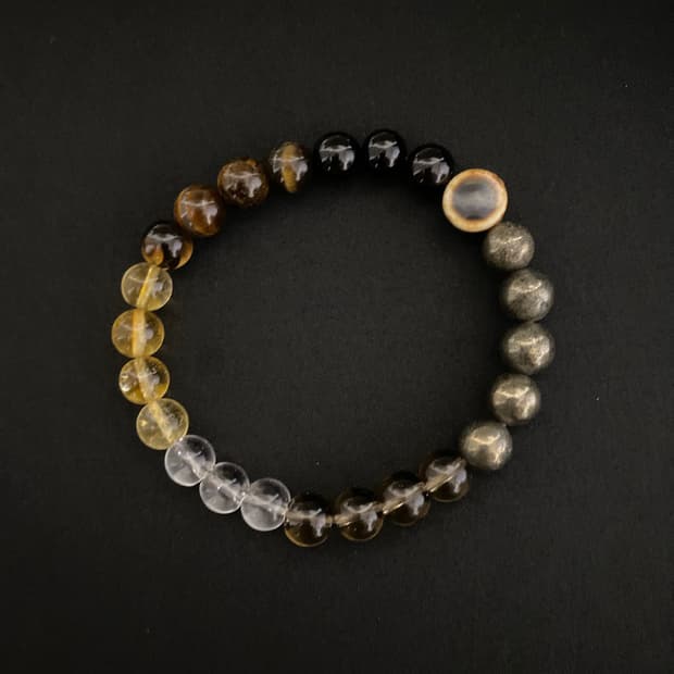 비즈 포인트 원석  팔찌