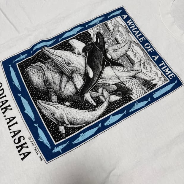 90s USA Lee 그래픽 반팔티 XL